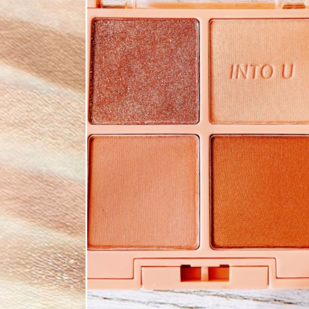 テイスティングライフアイシャドウパレット/INTO U/アイシャドウパレットを使ったクチコミ（3枚目）