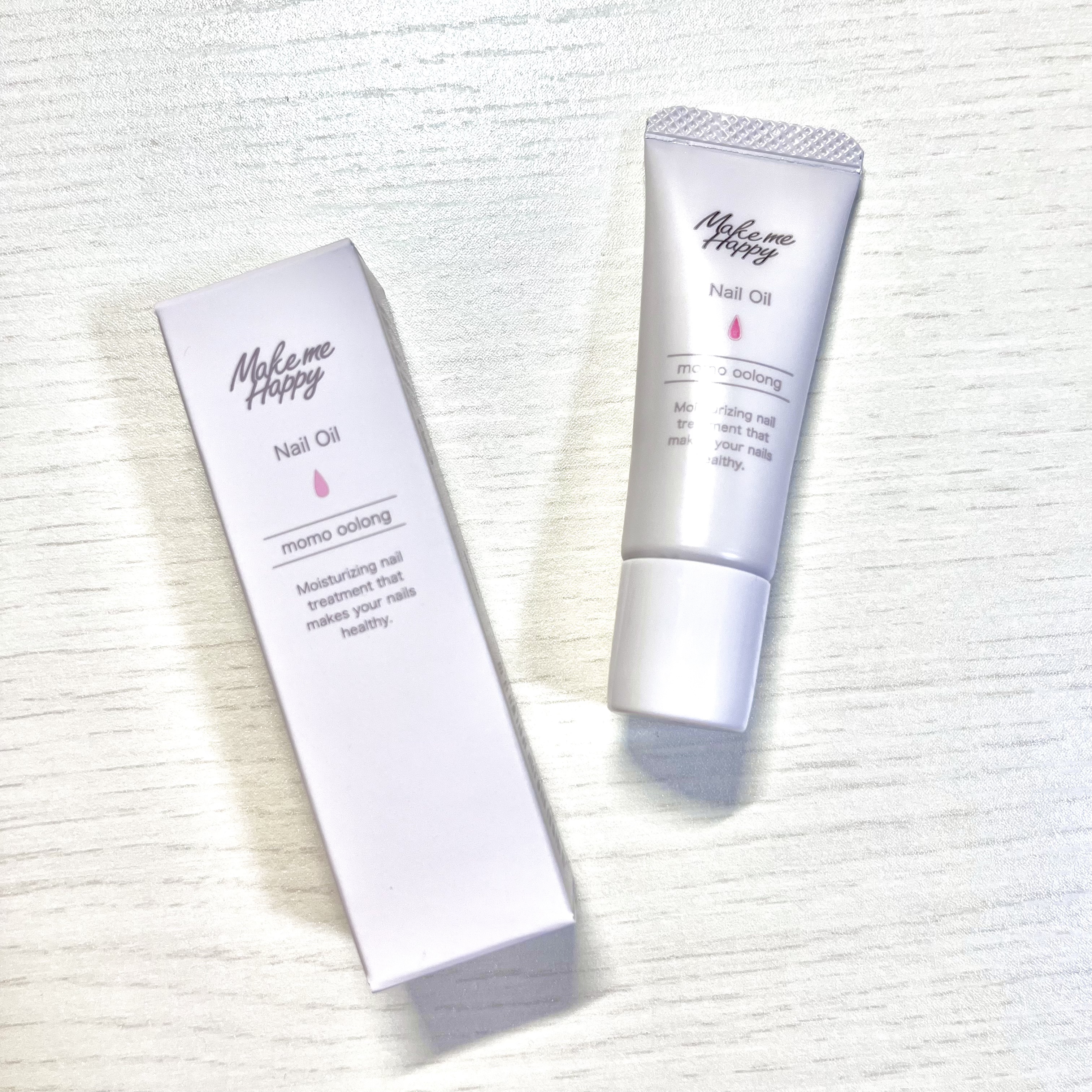 メイクミーハッピー ネイルオイル momo oolong/キャンメイク/ネイルオイル・トリートメントを使ったクチコミ（1枚目）