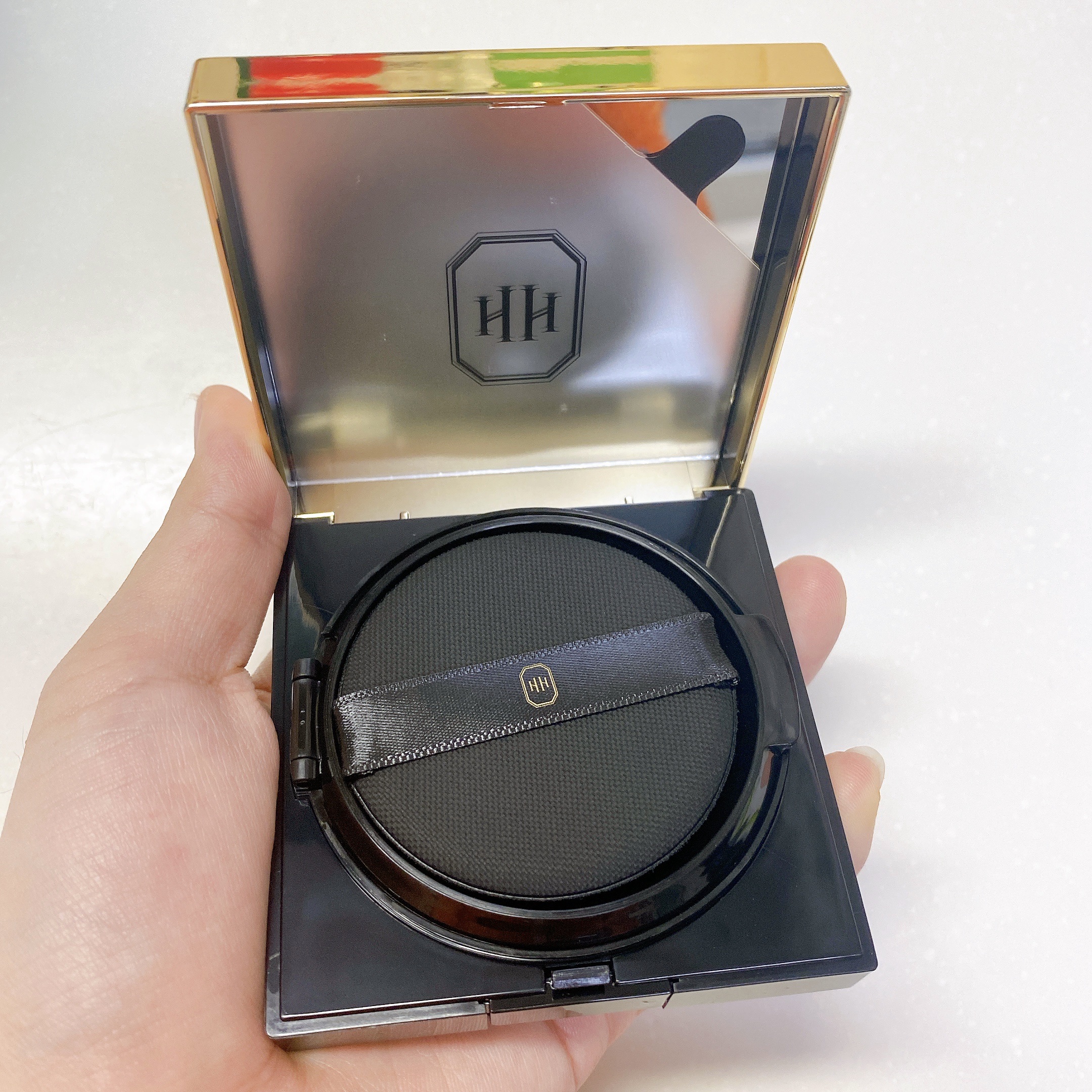 レタッチフィルターファンデーション #ラテ/H×H/クッションファンデーションを使ったクチコミ（3枚目）