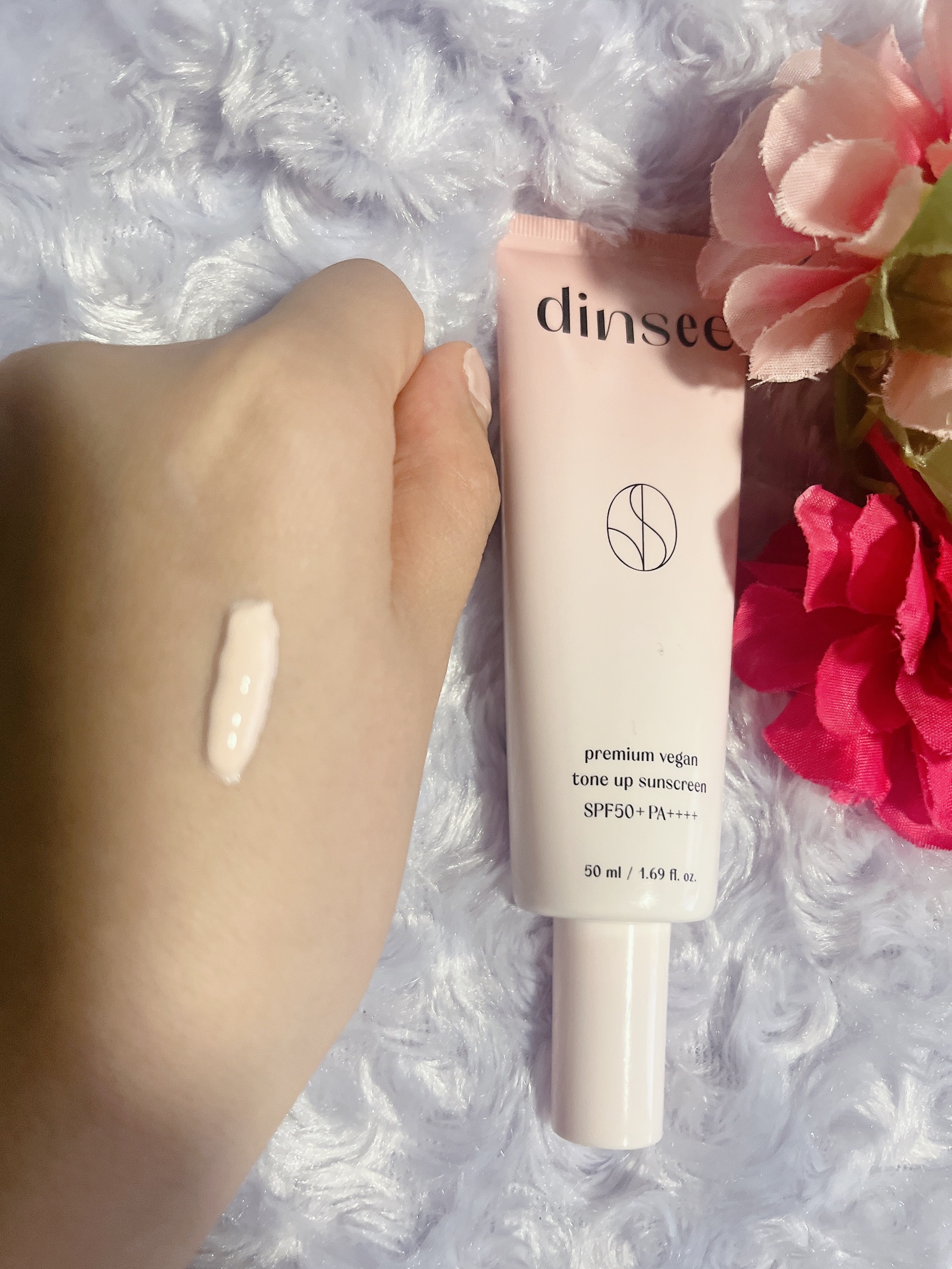 プレミ アムビーガン トーンアップ日焼け止め SPF50+PA++++ 50ml/dinsee/日焼け止めミルクを使ったクチコミ（2枚目）