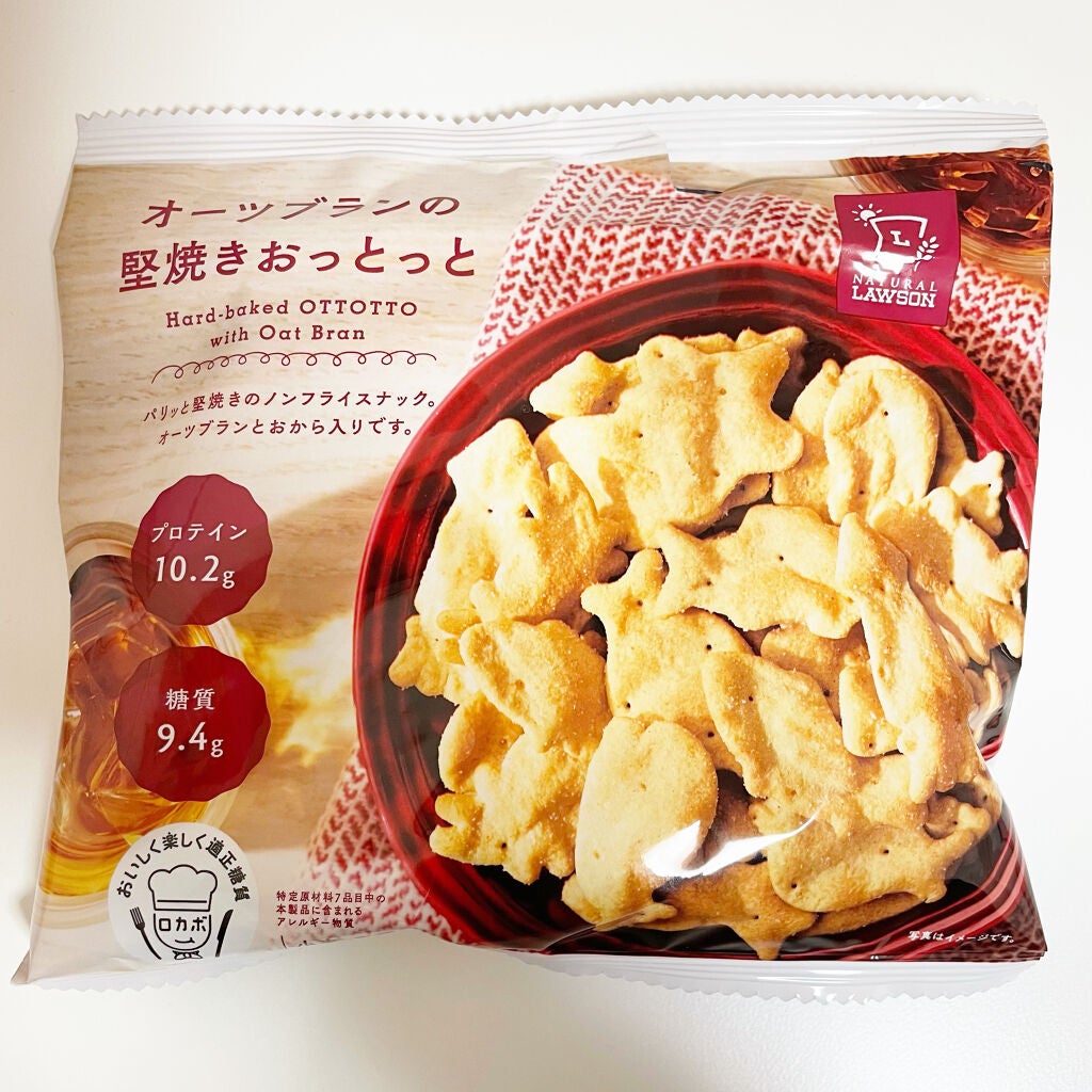 堅焼きおっとっと<オーツブラン>/LAWSON (ローソン)/食品を使ったクチコミ(1枚目)