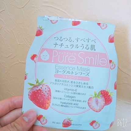 ヨーグルトシリーズ ストロベリー/Pure Smile/シートマスク・パックを使ったクチコミ(1枚目)