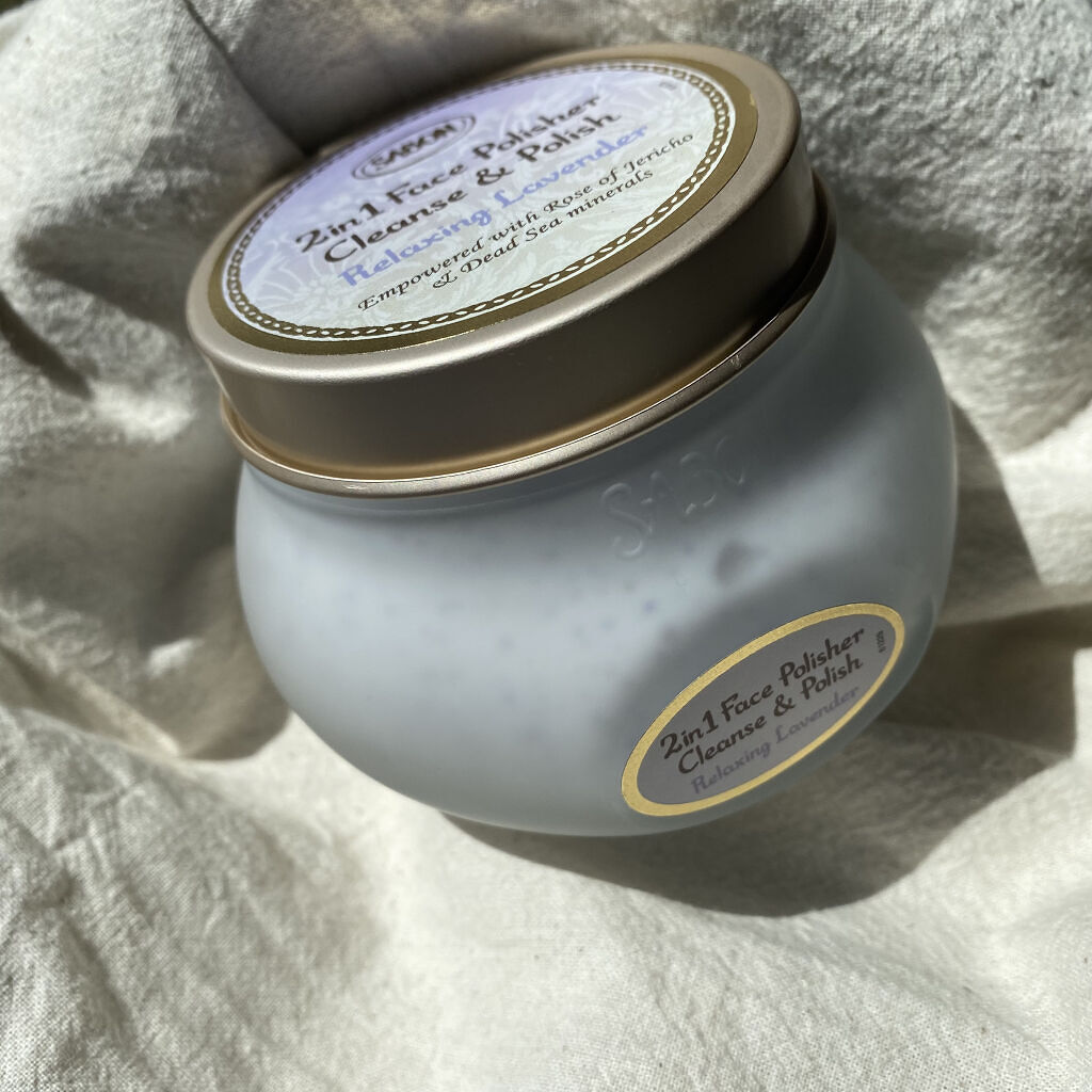 フェイスポリッシャー リラクシング(ラベンダー)/SABON/スクラブ・ゴマージュを使ったクチコミ（1枚目）