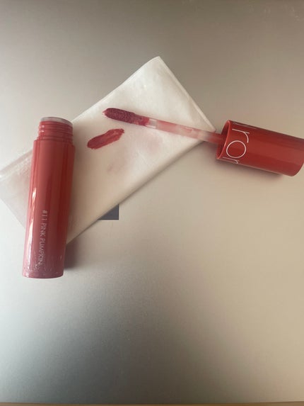 ジューシーラスティングティント/rom&nd/リップティントを使ったクチコミ(1枚目)