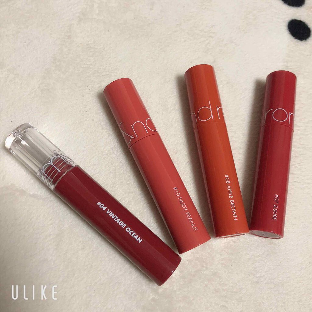 ジューシーラスティングティント/rom&nd/リップティントを使ったクチコミ（1枚目）