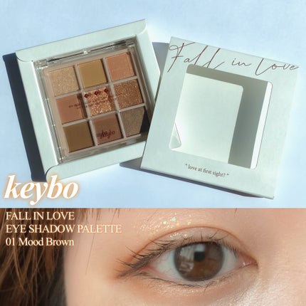 KEYBO FALL IN LOVE SHADOW PALETTE/keybo/アイシャドウパレットを使ったクチコミ(1枚目)
