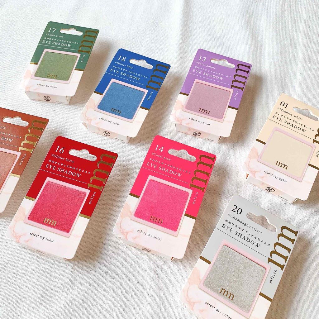 ミリコアイシャドウ/ビューティーワールド/単色アイシャドウを使ったクチコミ（3枚目）