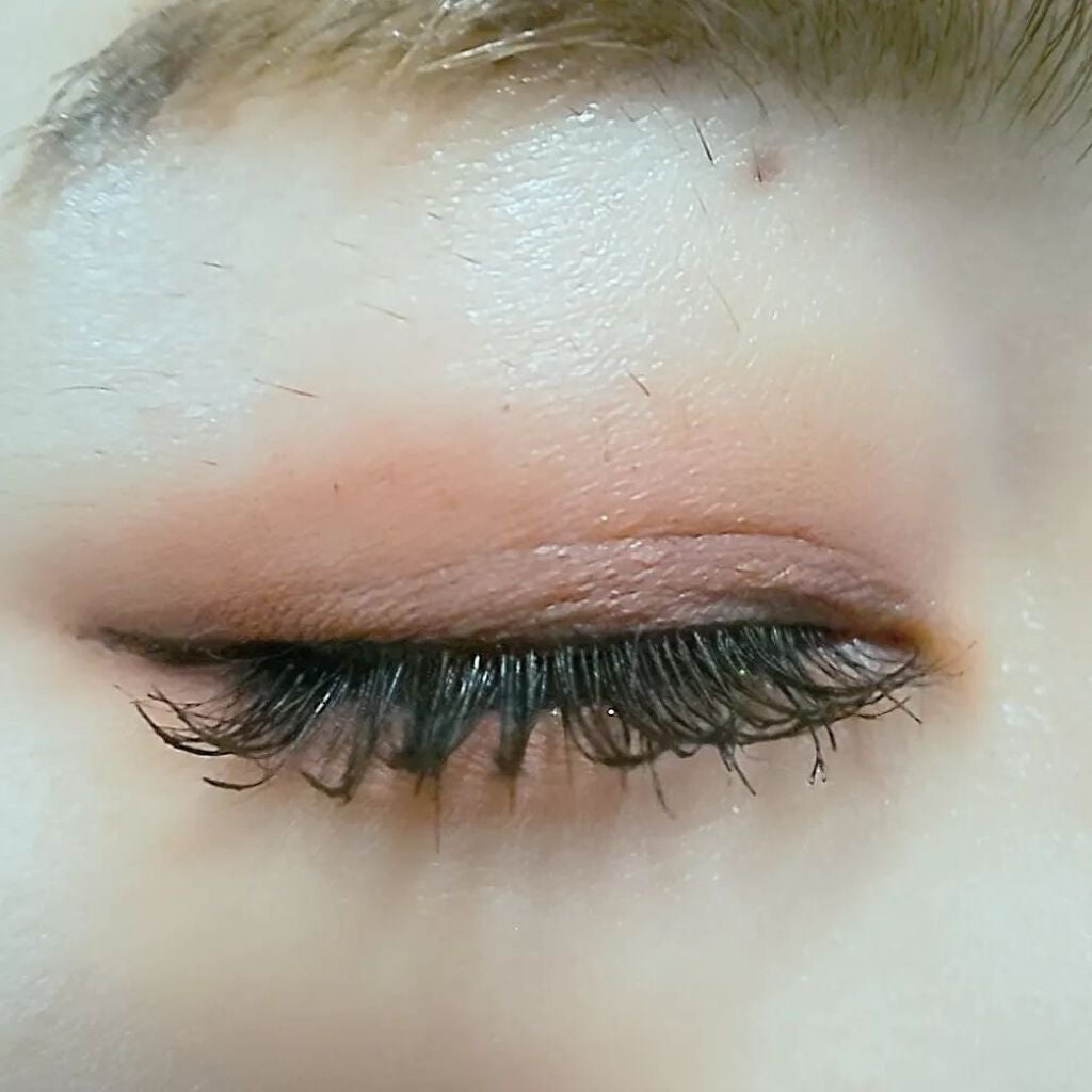 きつね on LIPS 「今日のメイク🐥昨日のグリッターを使ってみたよー🙆✨新しく買った..」(4枚目)