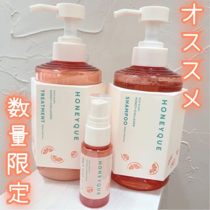 ハニーク リッチグロス ミニヘアミスト付き 限定キット(グレープフルーツの香り)/ハニーク/その他キットセットを使ったクチコミ(1枚目)