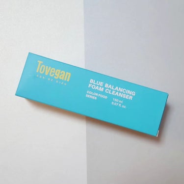カラーフードシリーズブルーバランシングフォームクレンザー/Tovegan/洗顔フォームを使ったクチコミ（2枚目）