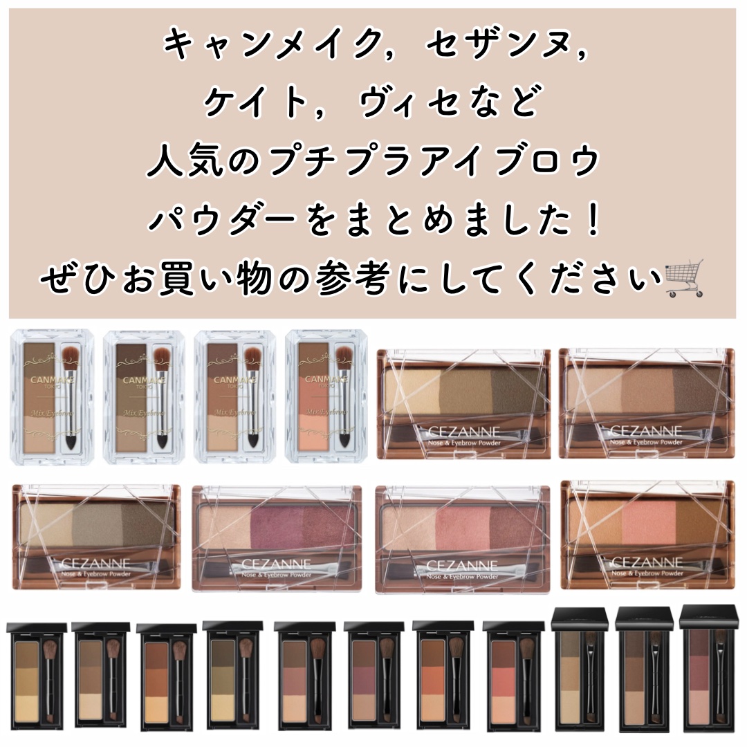 ミックスアイブロウ/キャンメイク/パウダーアイブロウを使ったクチコミ（2枚目）