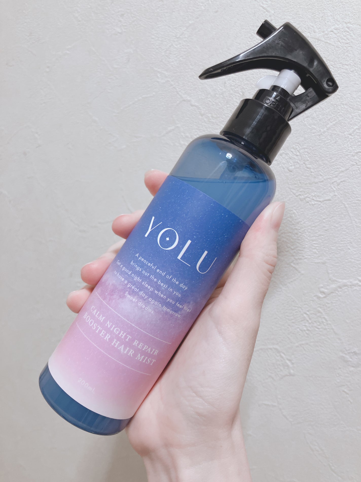 カームナイトリペアブースターヘアミスト/YOLU/プレスタイリング・寝ぐせ直しを使ったクチコミ(1枚目)