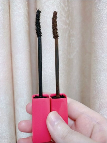 MAYBELLINE NEW YORK ラッシュニスタ ケアプラスのクチコミ「MAYBELLINE NEW YORKラッシュニスタケアプラスの01ブラックと02パーリーブラ.....」(3枚目)