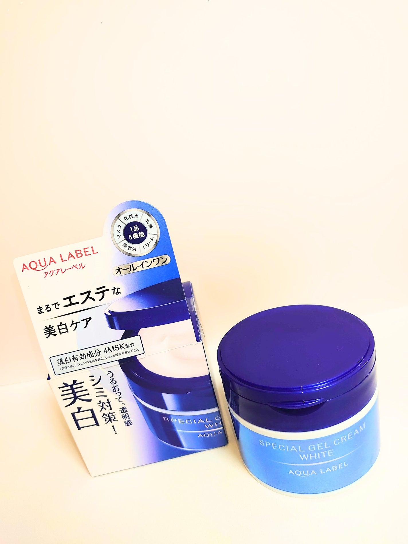スペシャルジェルクリームA (ホワイト)(医薬部外品)/アクアレーベル/オールインワン化粧品を使ったクチコミ(2枚目)