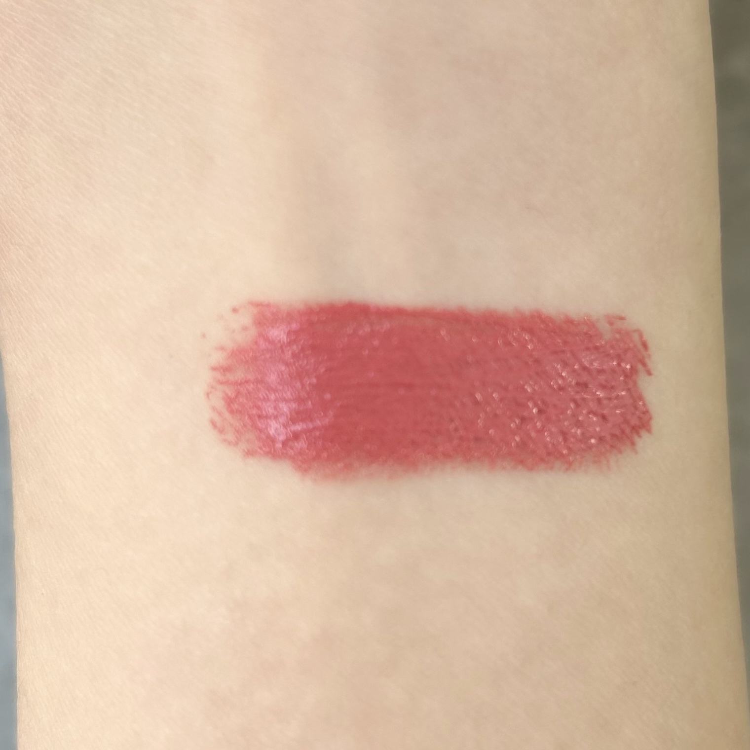 ルージュ デコルテ リキッド 07 warm maple（Dewy rouge ）/DECORTÉ/口紅を使ったクチコミ（3枚目）