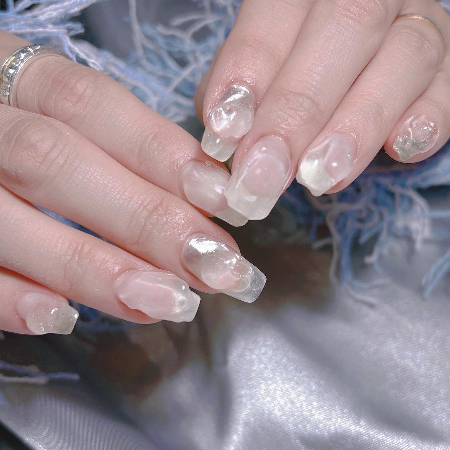 #ネイル,#凸凹ネイルのネイルデザイン