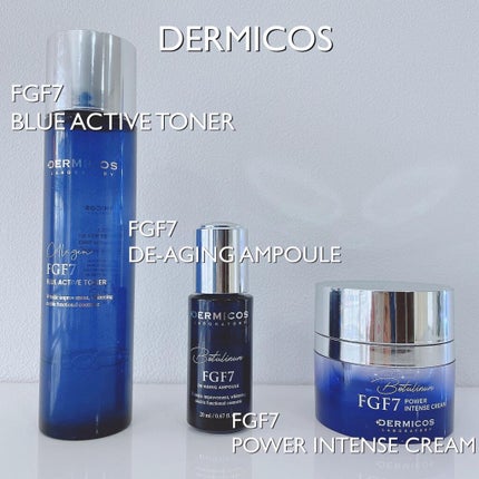 FGF7 ãšã€ãžã³ã°ã¢ã³ãã«/DERMICOS/çŸå®¹æ¶²ã䜿ã£ãã¯ãã³ãïŒ1æç®ïŒ