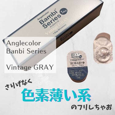 Angelcolor Bambi Series Vintage 1day/AngelColor/ワンデー（１DAY）カラコンを使ったクチコミ（1枚目）