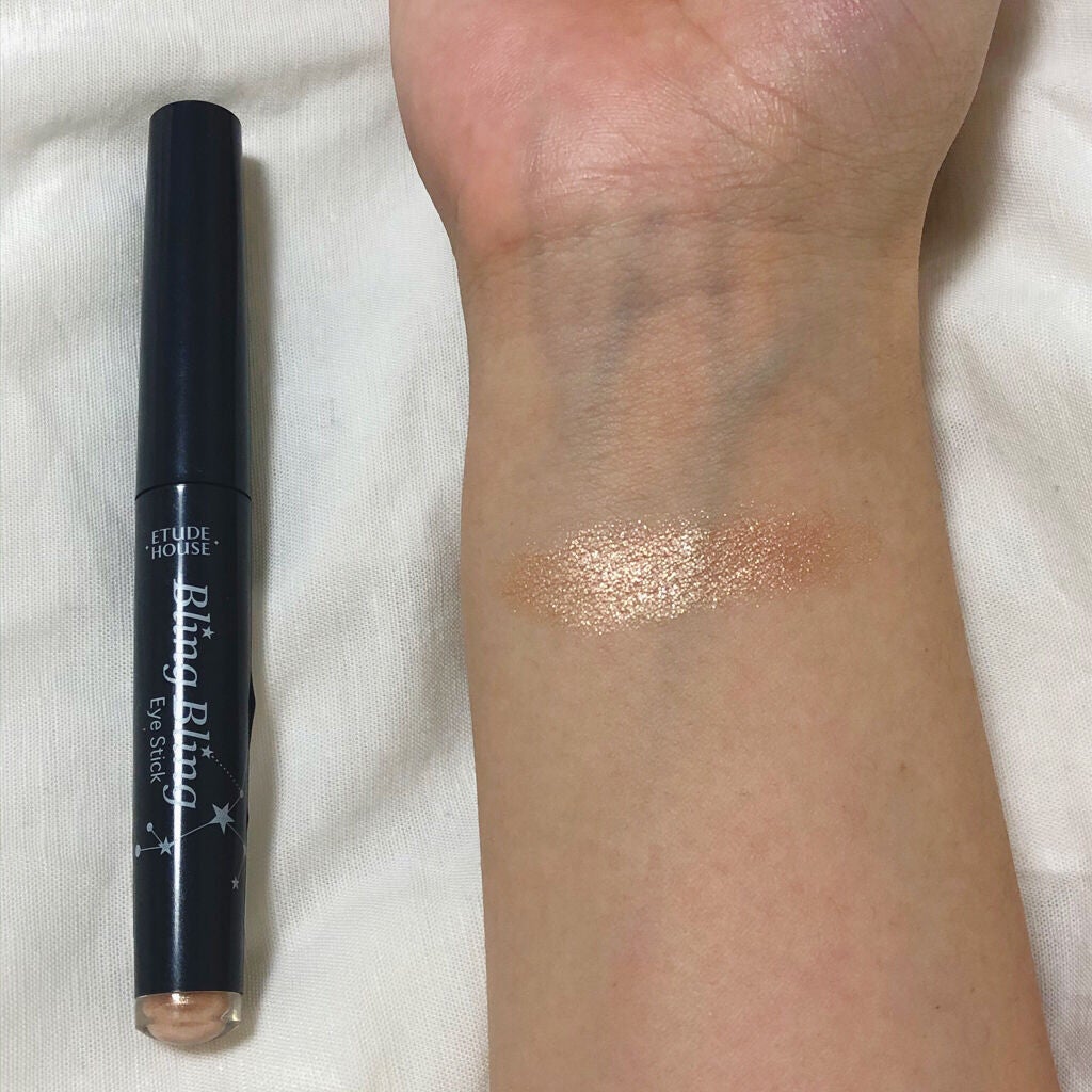 キラキラ アイシャドウ/ETUDE/スティックアイシャドウを使ったクチコミ(2枚目)