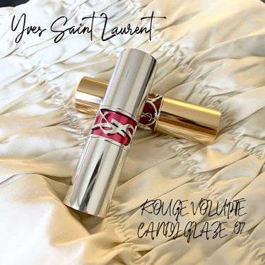 ルージュ ヴォリュプテ キャンディグレーズ  No.7 BEIGE BLISS/YVES SAINT LAURENT BEAUTE/口紅を使ったクチコミ（1枚目）