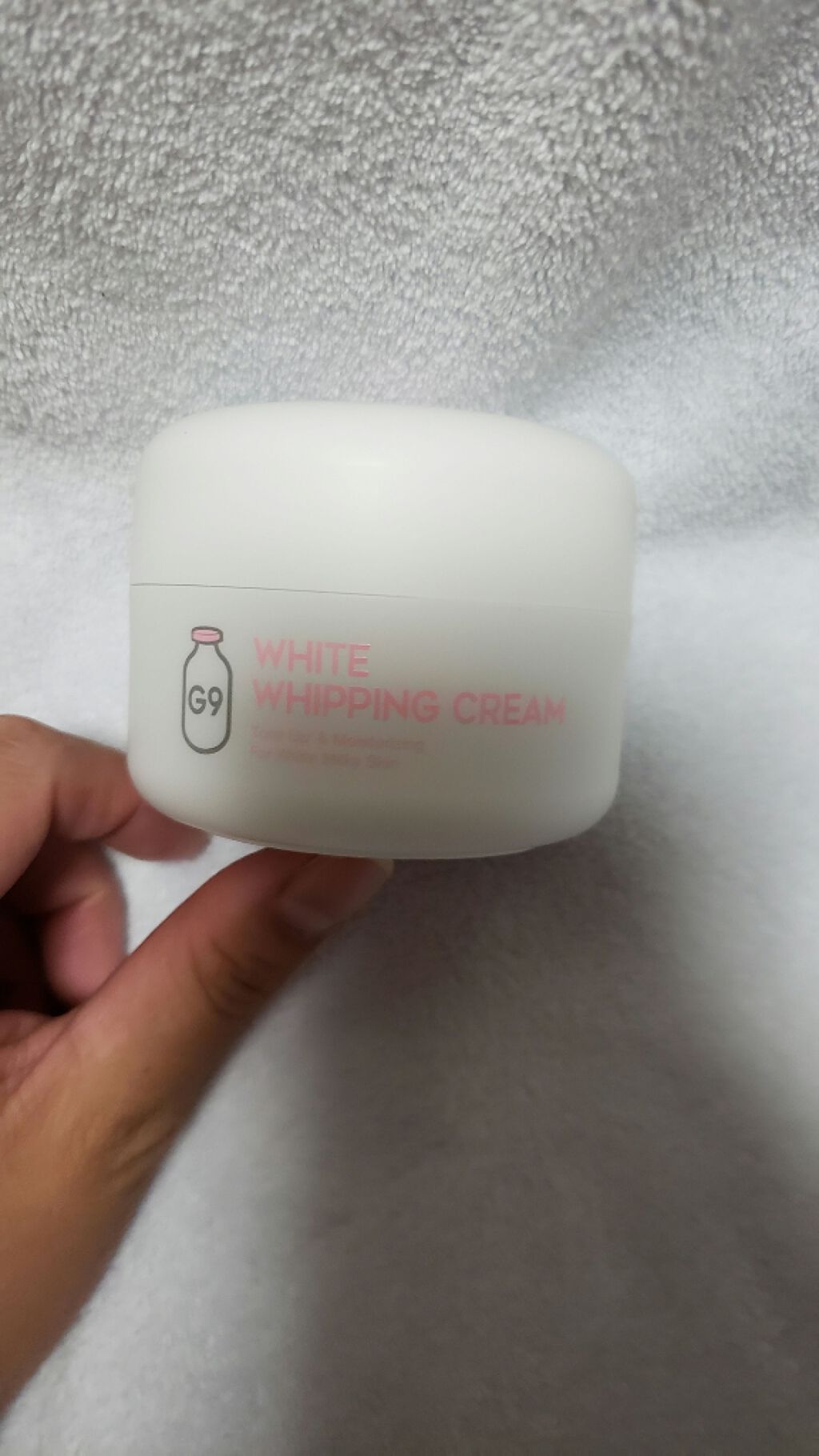 WHITE WHIPPING CREAM(ウユクリーム)/G9SKIN/化粧下地を使ったクチコミ（1枚目）