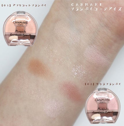 プランぷくコーデアイズ/キャンメイク/パウダーアイシャドウを使ったクチコミ(2枚目)