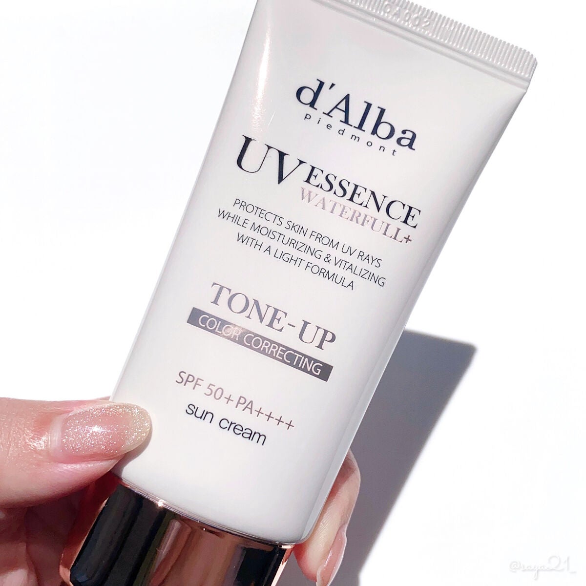 ウォータフルトーンアップサンクリーム/ダルバ/日焼け止めクリームを使ったクチコミ(1枚目)