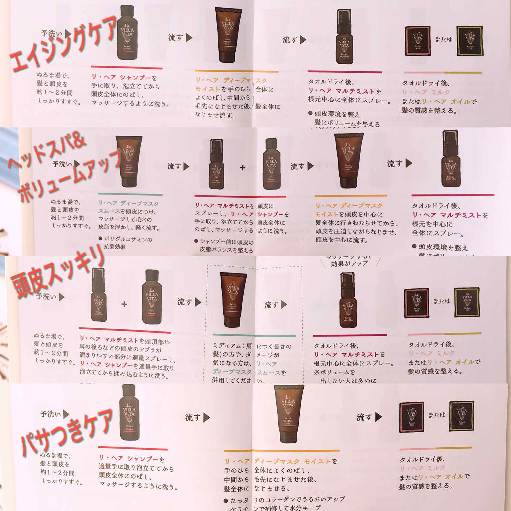 Rehair Mist/La ViLLA ViTA/ヘアミストを使ったクチコミ（2枚目）