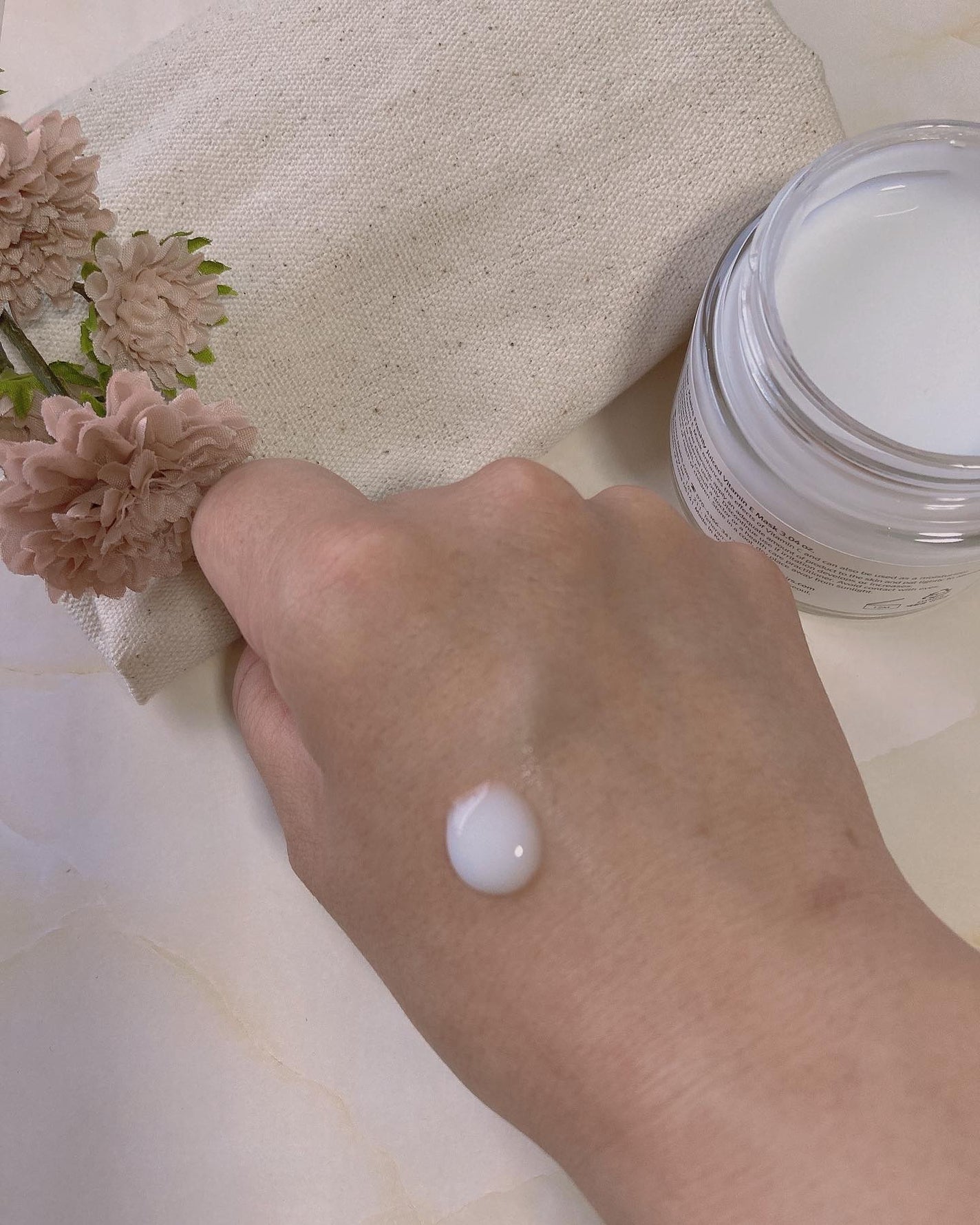 フレッシュリージュースドビタミンEマスク(90g)/Klairs/フェイスクリームを使ったクチコミ(4枚目)