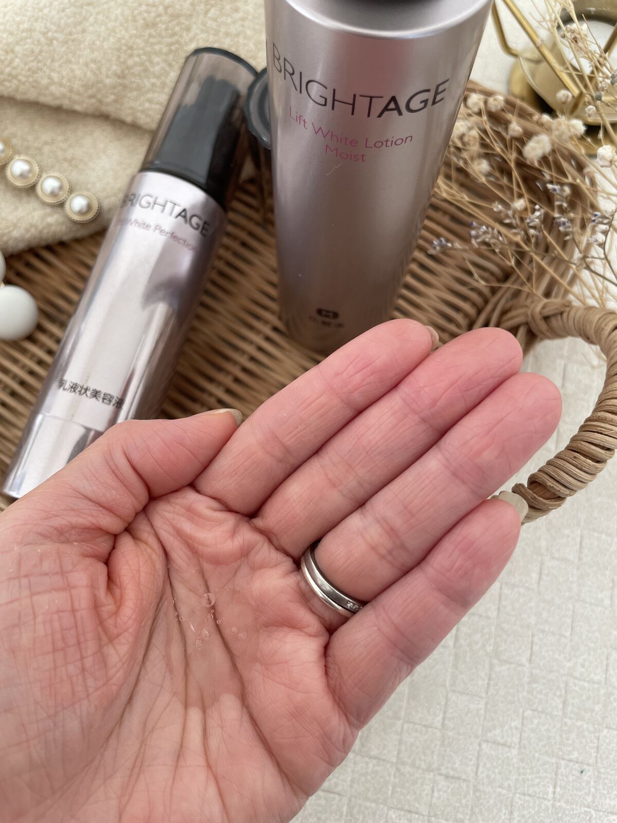 リフトホワイト パーフェクション/BRIGHTAGE/美容液を使ったクチコミ（2枚目）