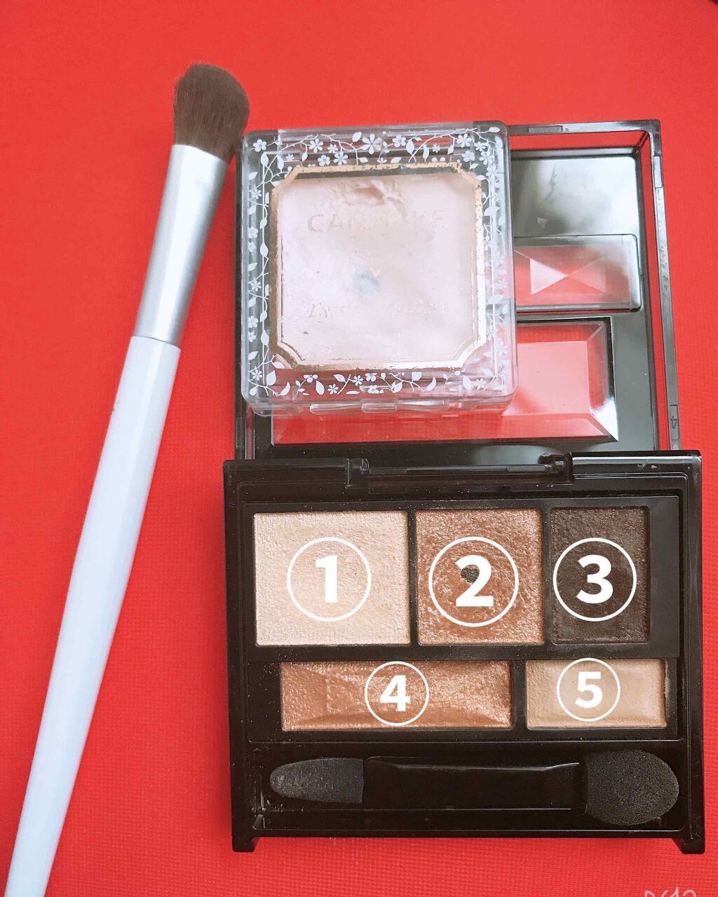 ブラウンシェードアイズN BR-2(スキニー)/KATE/アイシャドウパレットを使ったクチコミ（2枚目）