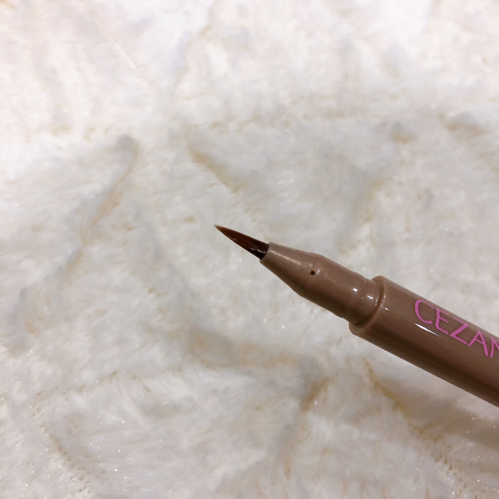 描くふたえアイライナー/CEZANNE/リキッドアイライナーを使ったクチコミ（3枚目）