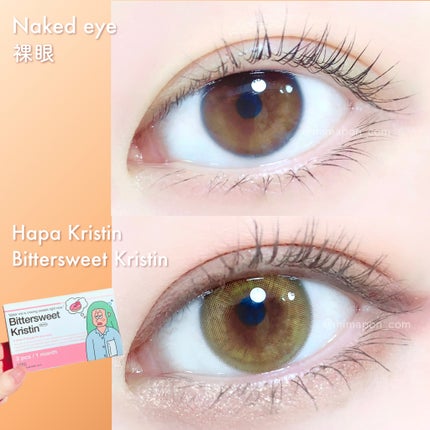 Bittersweet  kristin/Hapa kristin/カラーコンタクトレンズを使ったクチコミ(2枚目)