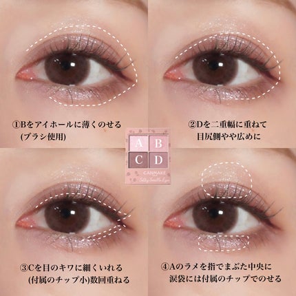 アイシャドウブラシセット/ロージーローザ/メイクブラシを使ったクチコミ(4枚目)