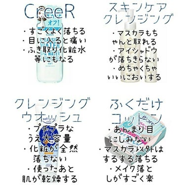 水クレンジング(旧)/CReeR/化粧水を使ったクチコミ（2枚目）