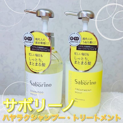 ハヤラクシャンプー モイスト/トリートメント モイスト/サボリーノ/市販シャンプーを使ったクチコミ(1枚目)