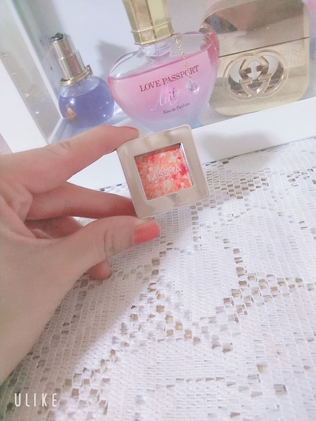 グリッタープリズム シャドウ/MISSHA/グリッターを使ったクチコミ(1枚目)