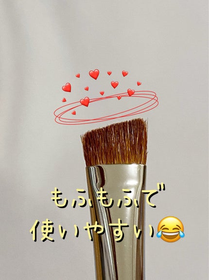 アイシャドウブラシ S 熊野筆/WHOMEE/メイクブラシを使ったクチコミ(3枚目)