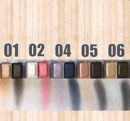 ツーカラー アイシャドウ ラメシリーズ/CEZANNE/アイシャドウパレットを使ったクチコミ(3枚目)