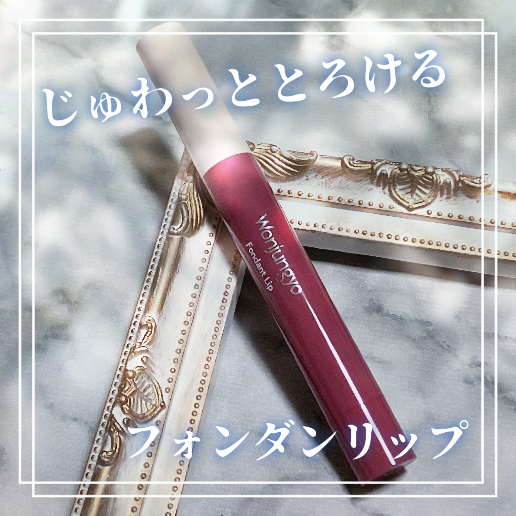 ウォンジョンヨ フォンダンリップ 01 メルティンググレープ/Wonjungyo/口紅を使ったクチコミ（1枚目）
