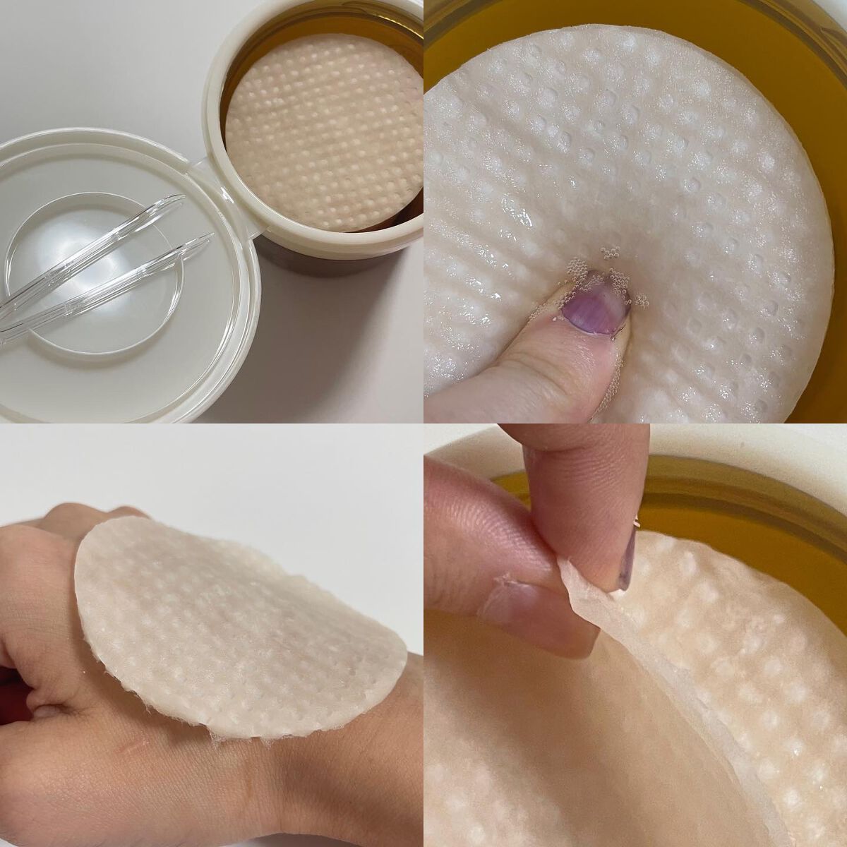 ビネガー コンブチャ ヴィーガン カーミングパッド/JUICE TO CLEANSE/トナーパッドを使ったクチコミ(3枚目)