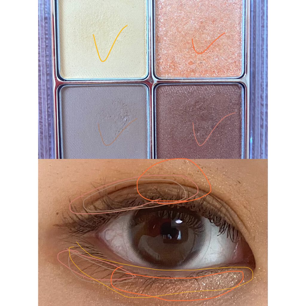 リアルアイハンディパレット/espoir/アイシャドウパレットを使ったクチコミ（2枚目）