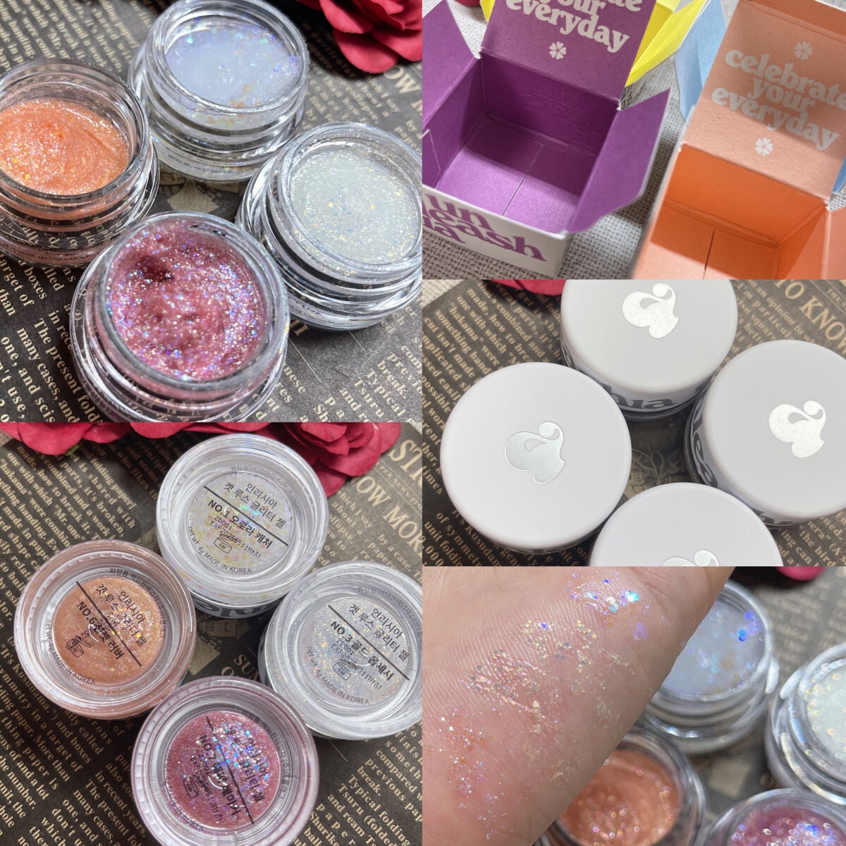 ゲットルーズグリッタージェル/unleashia/グリッターを使ったクチコミ(6枚目)