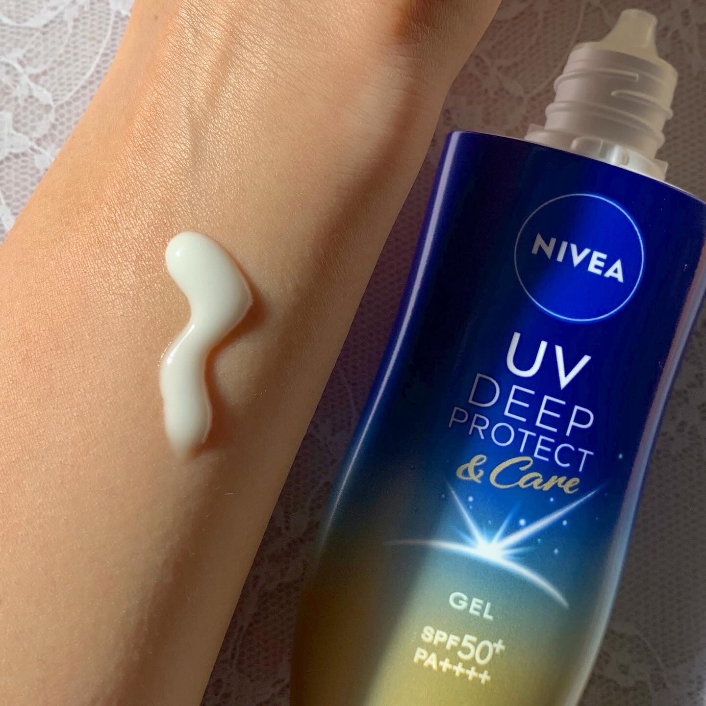 ニベアUV ディープ プロテクト＆ケア ジェル/ニベア/日焼け止めジェルを使ったクチコミ（3枚目）