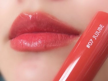 


▹rom&nd juicy lasting tint
    ロムアンド ジューシーラスティングティント
    07.JUJUBE
   ￥1.320 （ 5.5ｇ




めちゃくちゃ愛用して