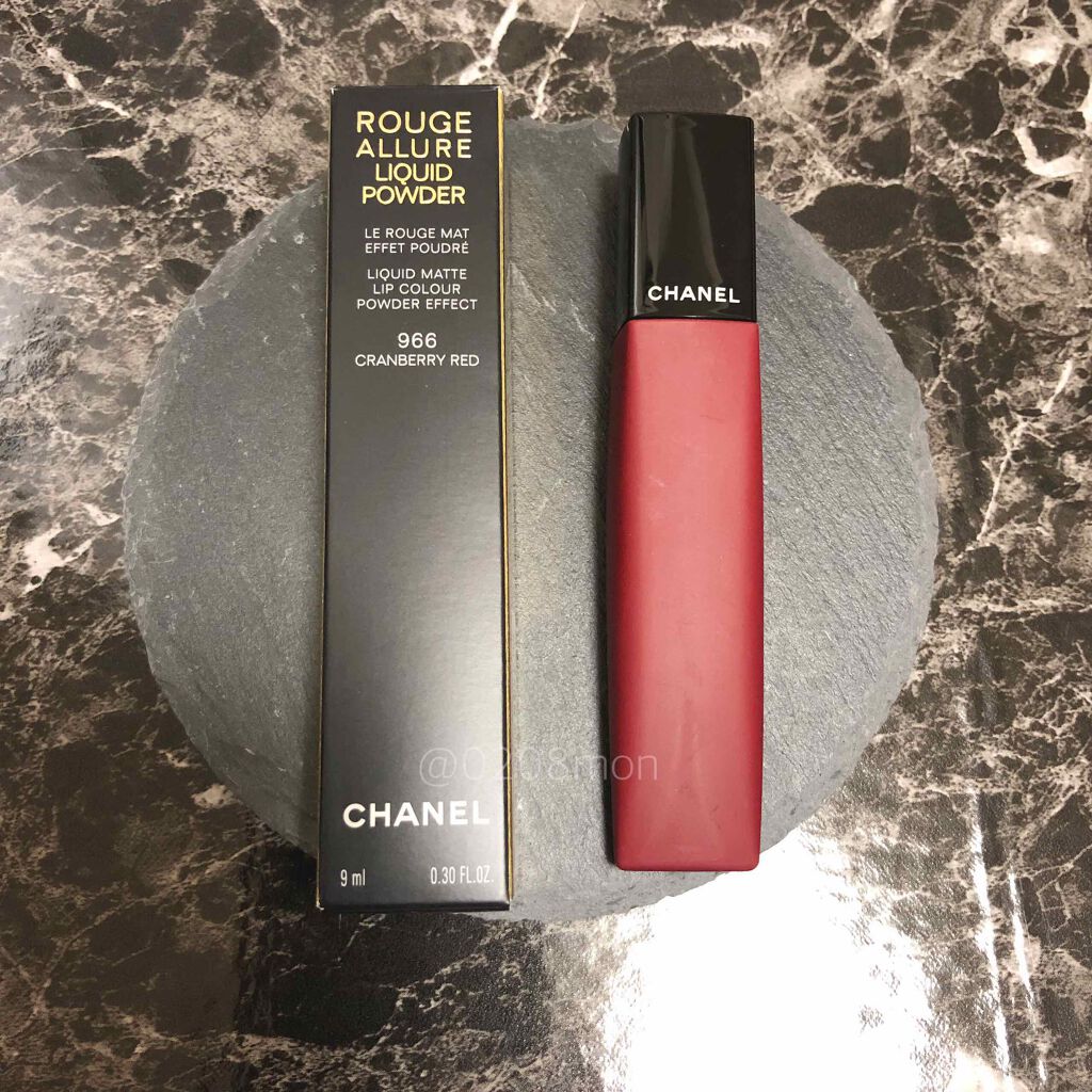 ルージュ アリュール リクィッド パウダー/CHANEL/口紅を使ったクチコミ(1枚目)