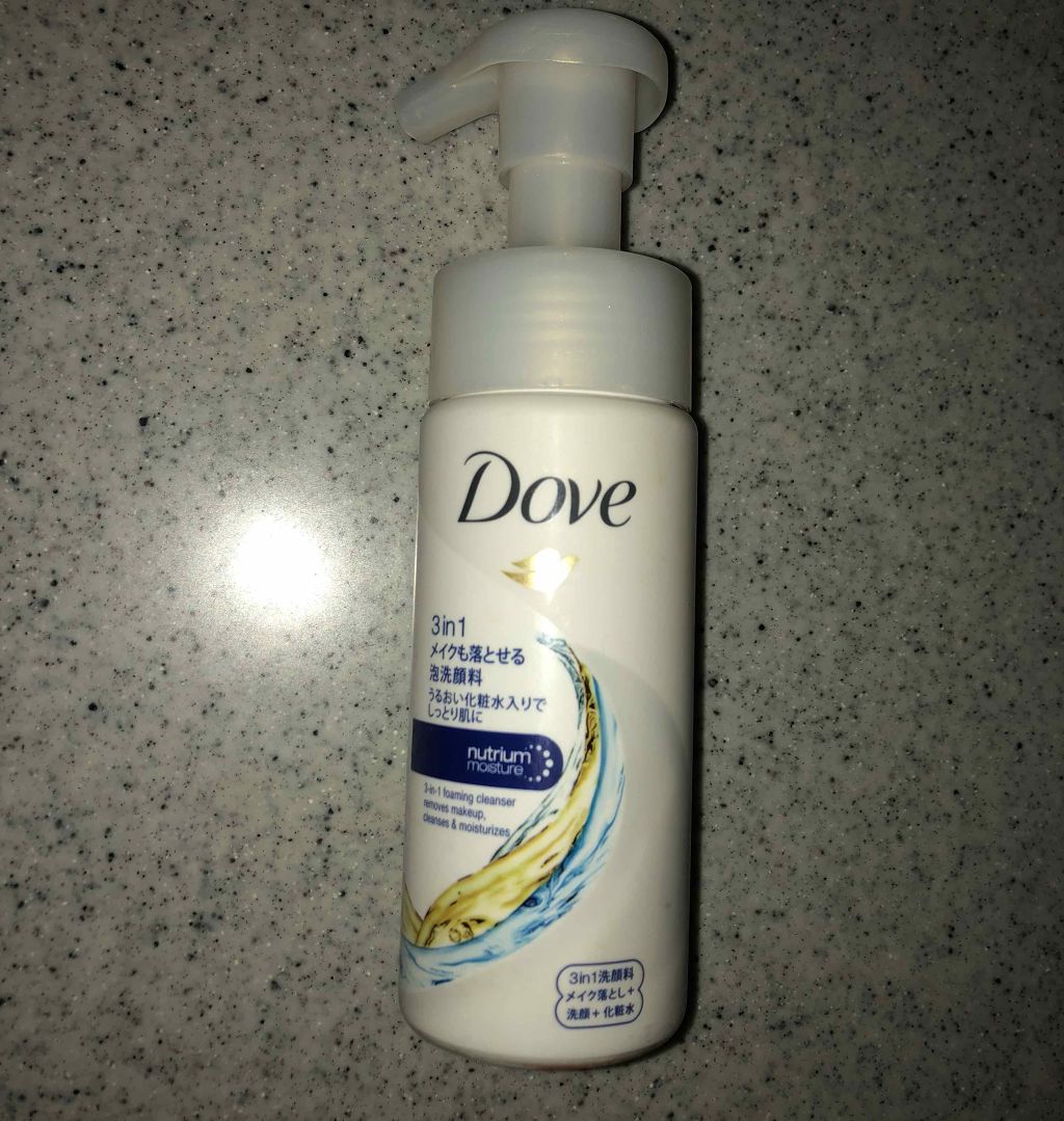 3in 1 メイクも落とせる泡洗顔料/ダヴ/泡洗顔を使ったクチコミ(1枚目)