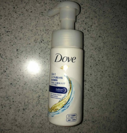 3in 1 メイクも落とせる泡洗顔料/ダヴ/泡洗顔を使ったクチコミ(1枚目)