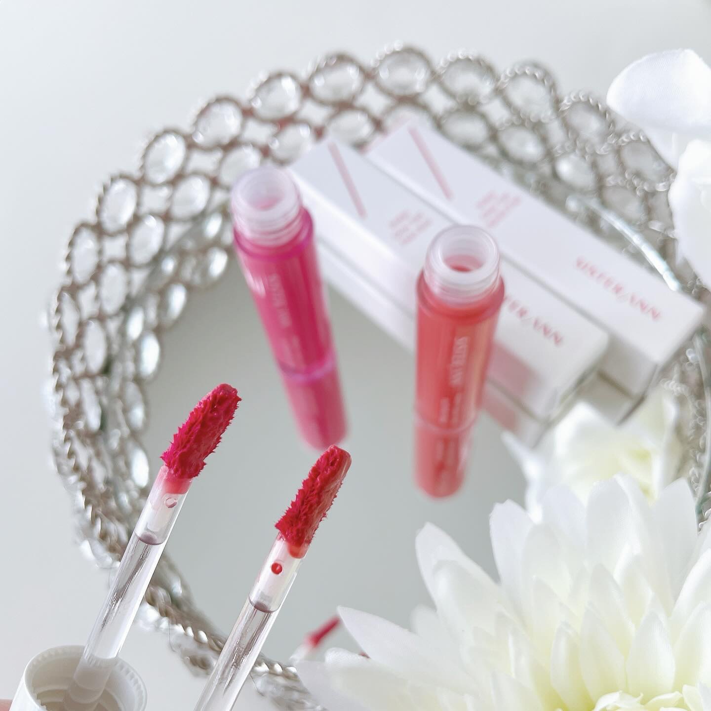 ウォーターグローティント/SISTER ANN/リップティントを使ったクチコミ（3枚目）