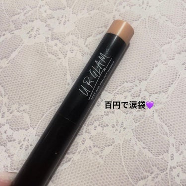 UR GLAM　EYESHADOW STICK 01 ライトピンク/U R GLAM/ジェル・クリームアイシャドウを使ったクチコミ（1枚目）